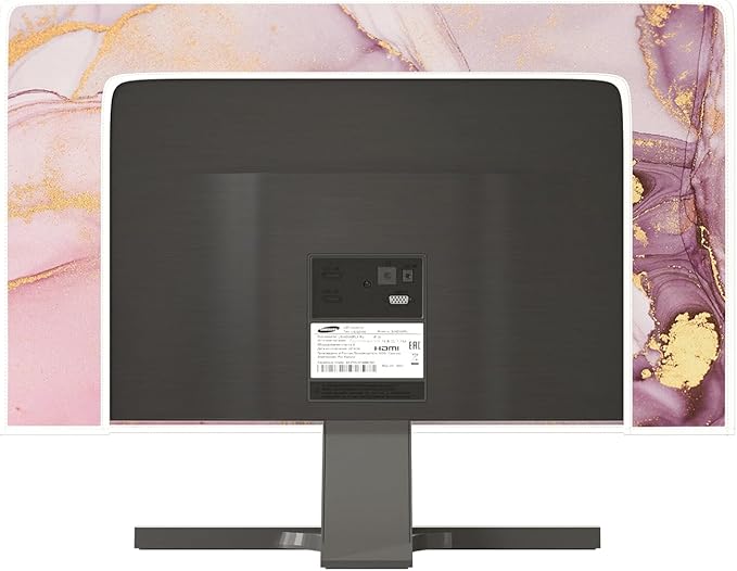 Baocicco Pink Gold Marble Waterproof Screen TV Cover 65 Inch Decorative Modern - Image 5