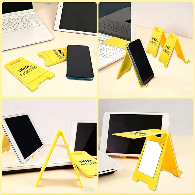 Funny Office Desk Accessories, Office Cubicle Decor, Desk Decor, Phone Holder - Image 5