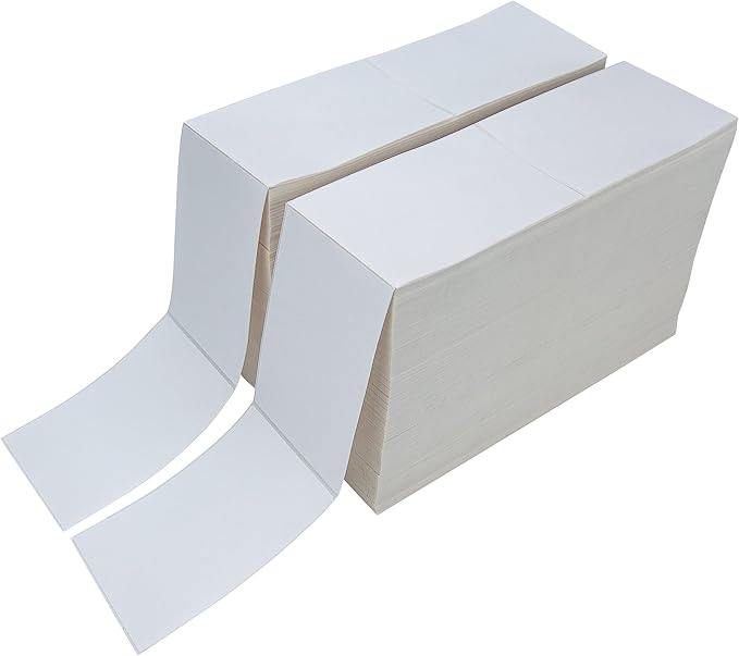 L LIKED 6000 4x6 Thermal Shipping Labels Fanfold, Direct Thermal Printer Labels by LLIKED