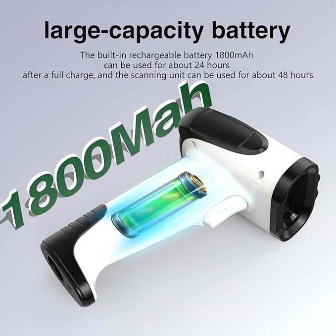 2D Handheld Wireless Barcode Scanner - Image 3
