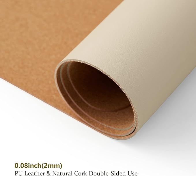 Cork Desk Mat - Small Dual-Sided Desk Pad - Image 3