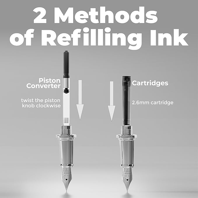 WEMATE Fountain Pen Set, Fine Nib - Image 5