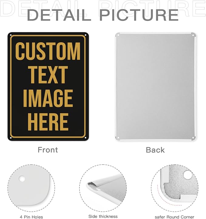 Custom Signs, Custom Sign, Metal Sign Customized Sign Personalized Metal Signs - Image 7