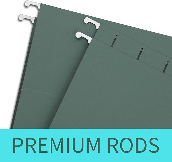 HERKKA Extra Capacity Hanging File Folders, 30 Pack Reinforced Legal Size - Image 4