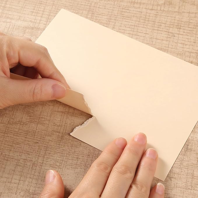 50 Sheets 4x6 Colored Cardstock Paper 5 Colors Blank Flash Cards, 250 GSM Heavy - Image 4