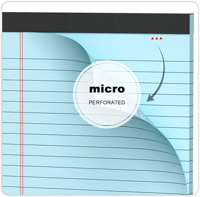 AILZFEI 6pcs Small Note Pad 5x8 College Ruled Blue Legal Pads Paper Notepads 6 - Image 5