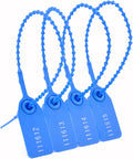 100Pcs Plastic Tamper Shipping Seals Pull-Tite Security Seal Signage Numbered by Rasunkae