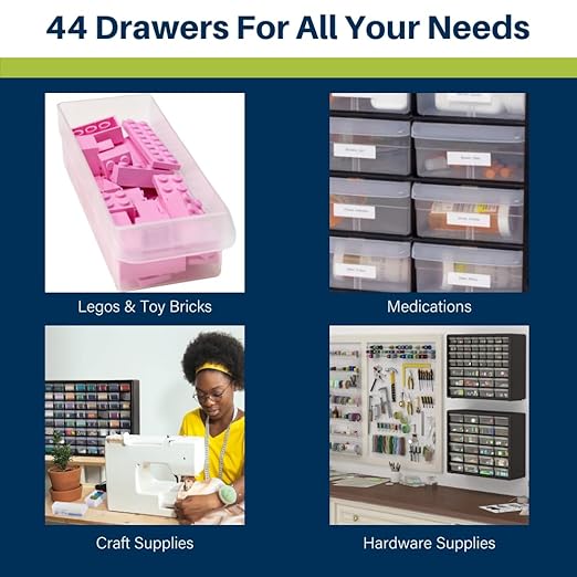 Akro-Mils 44-Drawer Plastic Drawer Storage Cabinet - Image 5