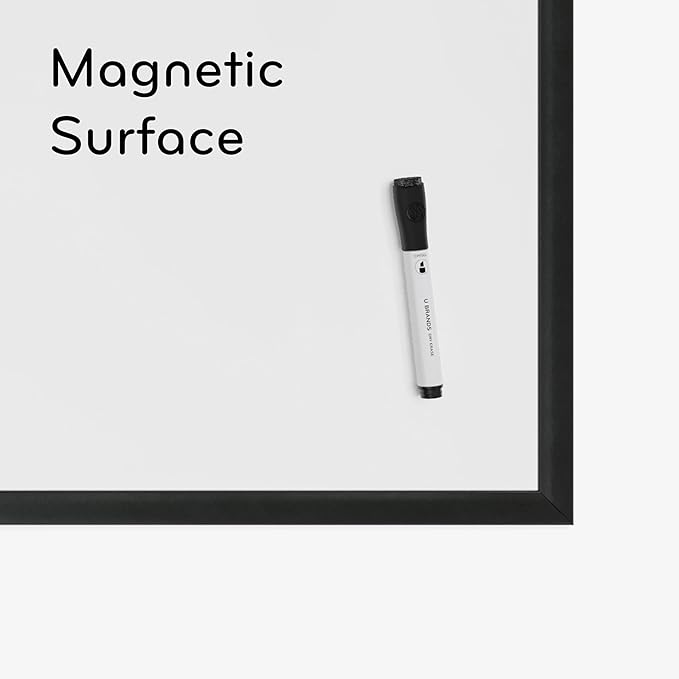 U Brands Magnetic Whiteboard 24" x 36", Wall Mounted White Board - Image 4