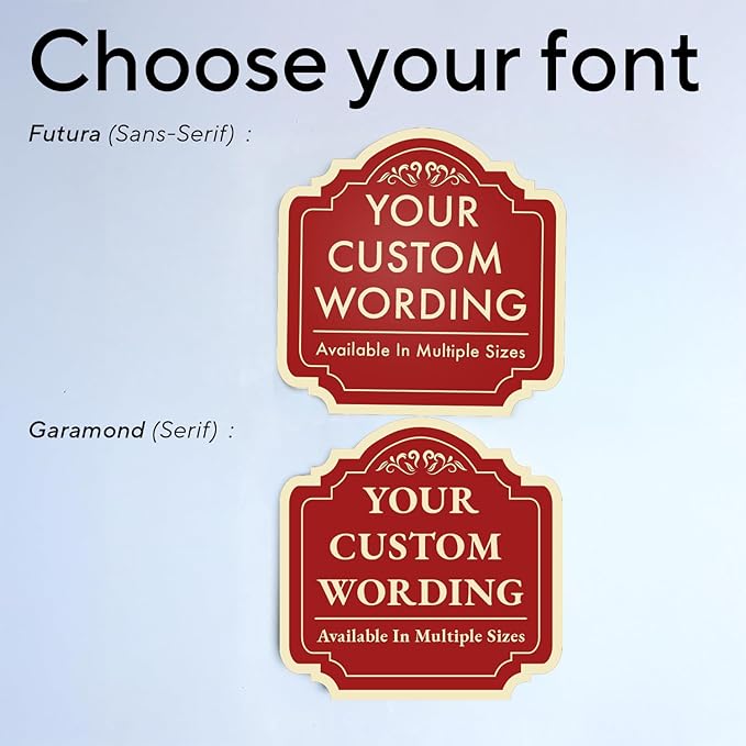 SPEEDYORDERS Custom Red Aluminum Sign, 24x24 Inches, Vintage Style, Weatherproof - Image 9