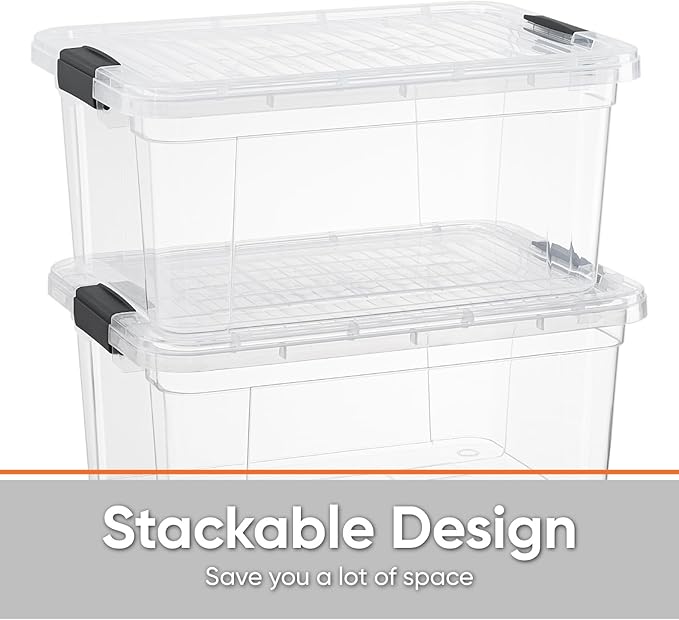 Superio Clear Storage Boxes - Image 4