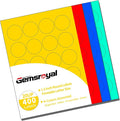 Gemsroyal 1.5 Inch Colored Round Labels Printable, 1.5" Color Coding Labels by Gemsroyal