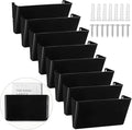 Colarr 8 Pcs Wall File Holder Organizer Plastic Wall Mount Mail Organizer by Colarr