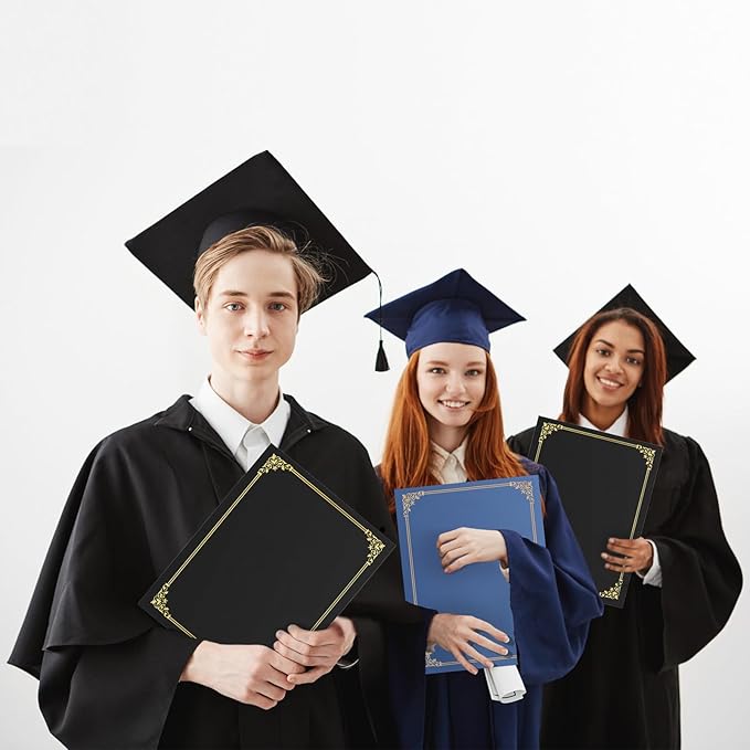 30 Pcs Certificate Holders 8.5 x 11 Additional 30 Pcs Plastic Film, Diploma - Image 4