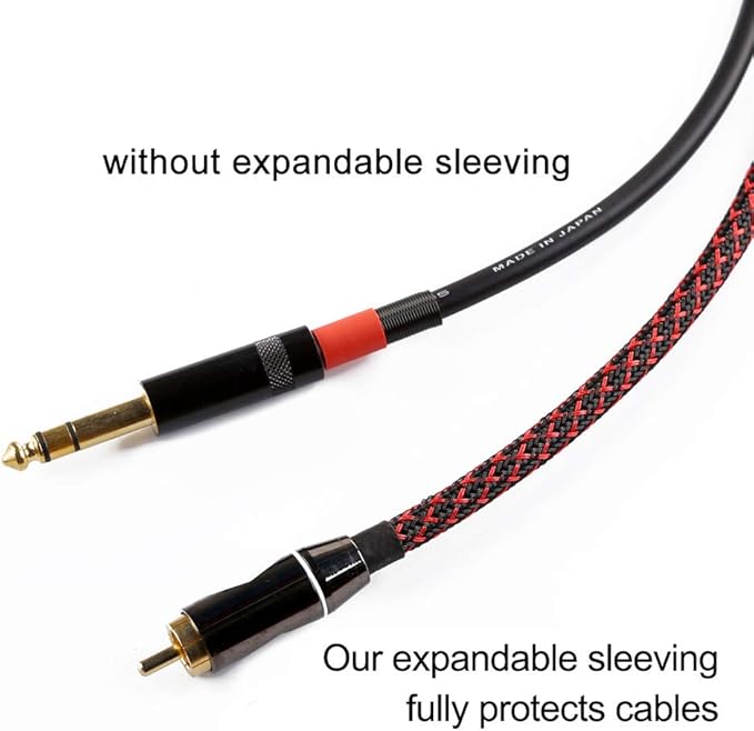 25ft - 1.25 inch PET Expandable Braided Sleeving – BlackRed – Alex Tech Braided - Image 2