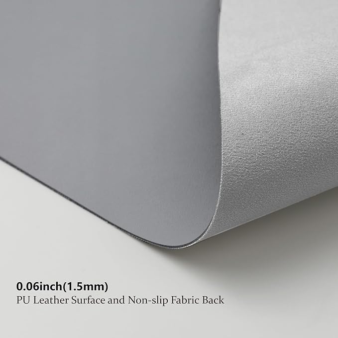 Large Desk Mat - 47.2"x 17" Non-Slip PU Desk Pad - Image 4