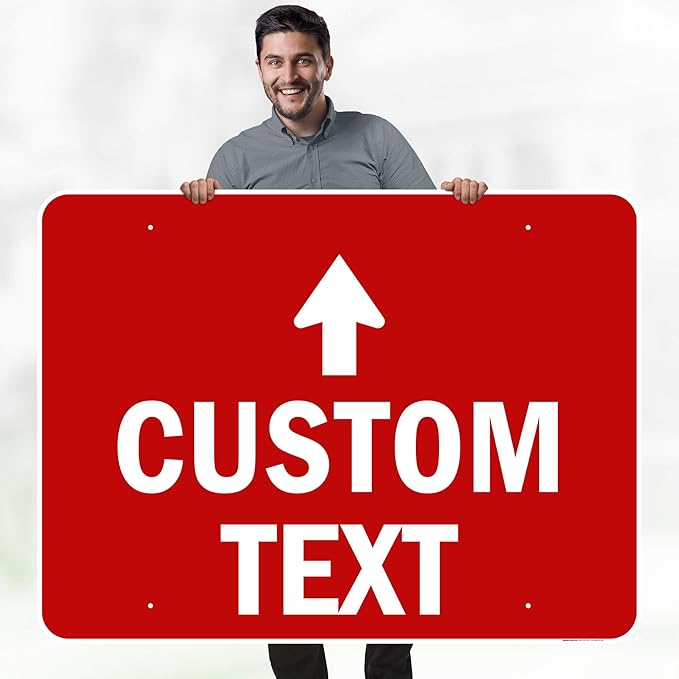 Custom Arrow, Custom Directional Sign, Up Arrow, 36x48 Inches, Rust Free DiBound - Image 2