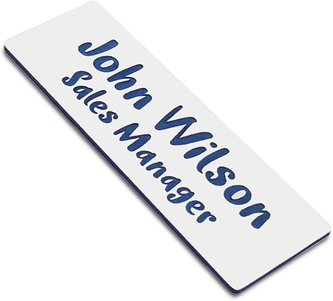 Custom Engraved Name Tag Badges by Unknown