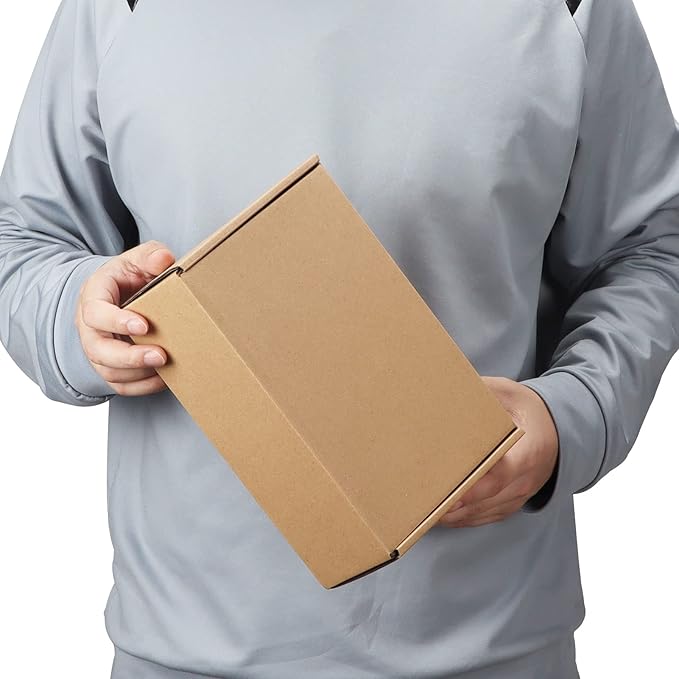 PHAREGE 10x7x3 inch Shipping Boxes Bulk 25 Pack Brown, Tab Lock Tuck Top Mailer - Image 4
