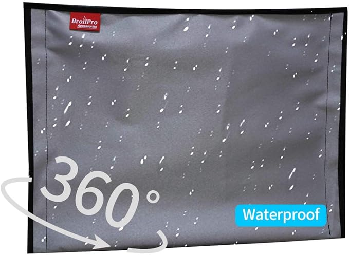 BroilPro Accessories Outdoor 22"-24"-26" TV Set Cover, Scratch Resistant Liner - Image 3