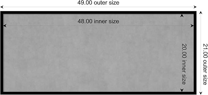 Amanti Art Black Framed Magnetic Board 21x49 Oversize Vision Board - Image 3
