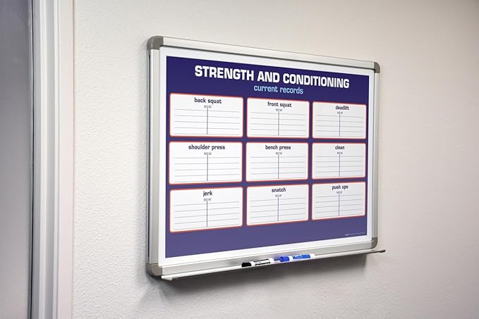 Strength and Conditioning Whiteboard 60" x 40" - Image 2