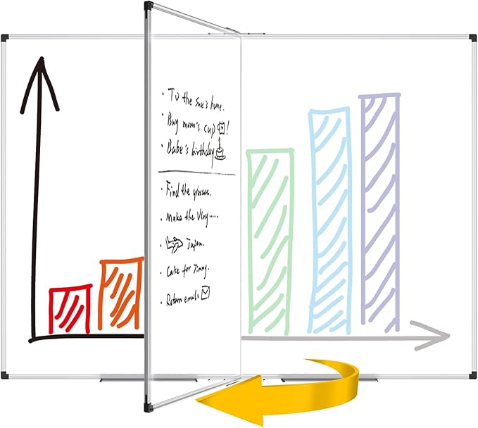 XBoard Dry Erase Board 60 x 48 Inch | Foldable Magnetic White Board - Image 4