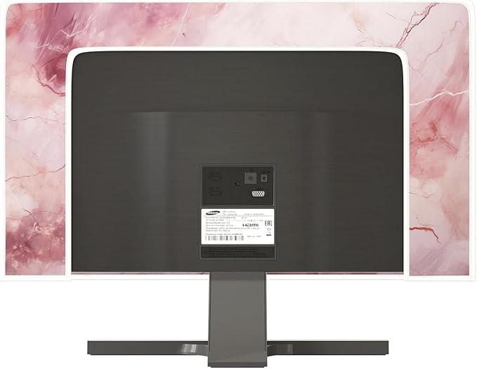 Baocicco Fashion Pink Marble Waterproof Television Cover 45, 48 Inch Full Body - Image 5