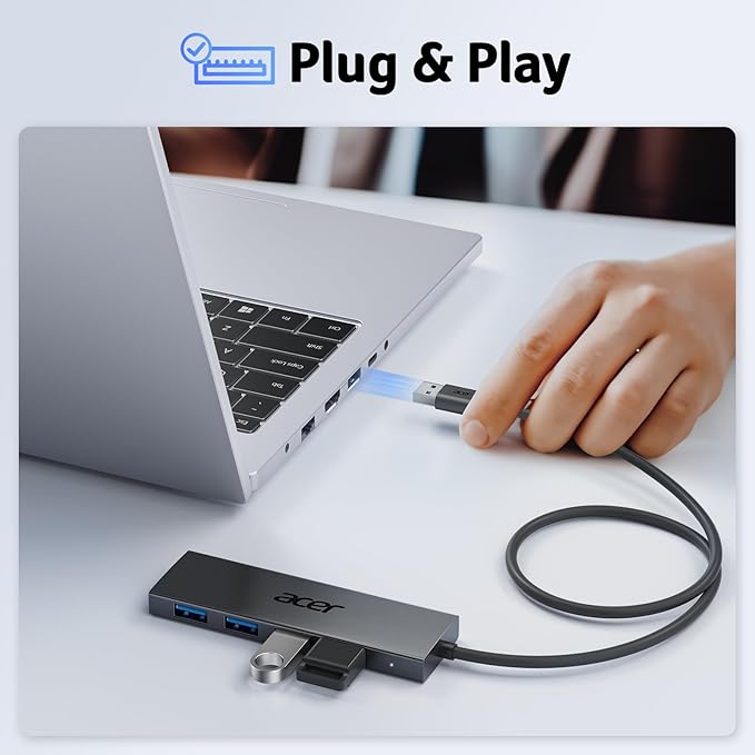 Acer USB Hub 4 Ports, USBA Splitter - Image 4