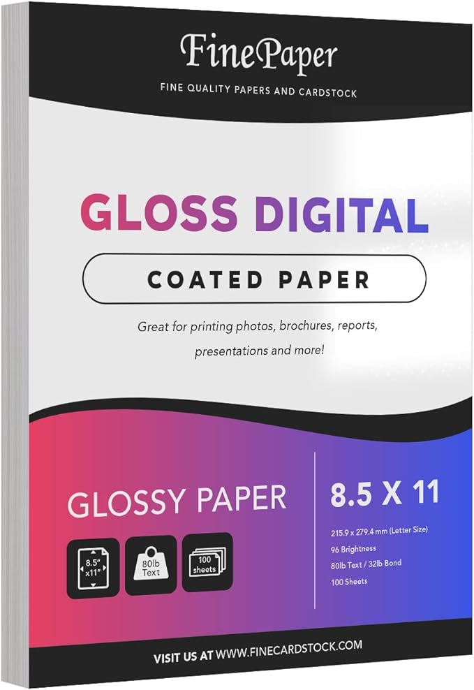 Double-Sided Gloss Digital C2S Paper – Perfect by SSuperfinePrinting