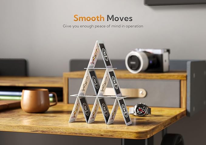 Claiks Standing Desk with Drawers, Stand Up Electric Standing Desk Adjustable - Image 9