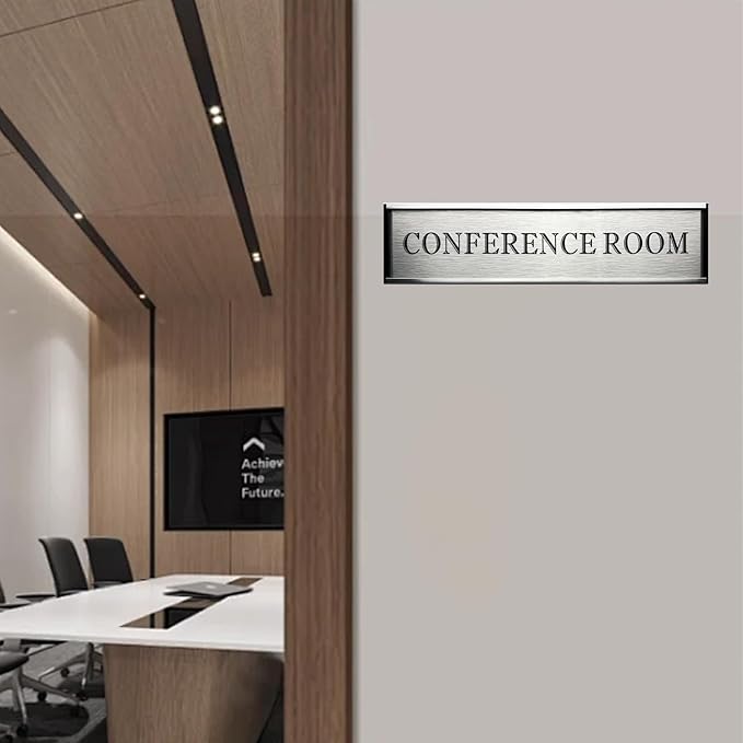 SINKAA Personalized Name Plate for Door or Wall, 2 x 8 inch Custom Office - Image 6