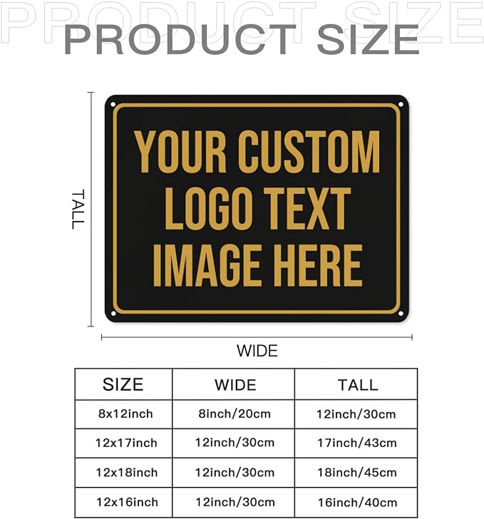Custom Signs Outdoor Metal Sign Customized Sign - Image 2