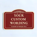 Custom Decorative Outdoor Metal & Aluminum Signs, Personalized Driveway Signs by SpeedyOrders