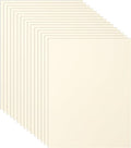 100 Sheets Cream Cardstock 8.5 x 11 Off White Paper, 75lb Premium Ivory Paper by Guakicae
