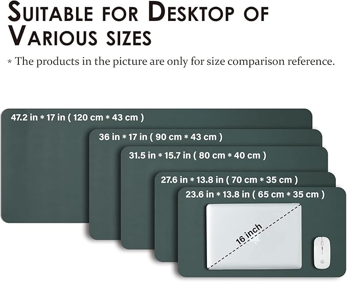 HOMIEAZICOZI Leather Desk Mat - Image 5
