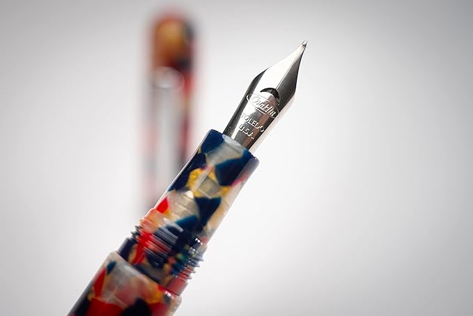 Conklin All American Fountain Pen in Old Glory – Broad Nib, Patriotic Red - Image 6