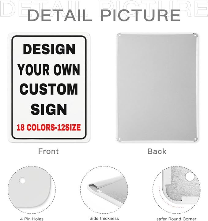 Custom Signs Outdoor Metal Personalized Signs - Image 6