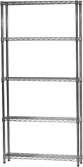 Shelving Inc. 8" d x 36" w x 72" h Chrome Wire Shelving by ShelvingInc