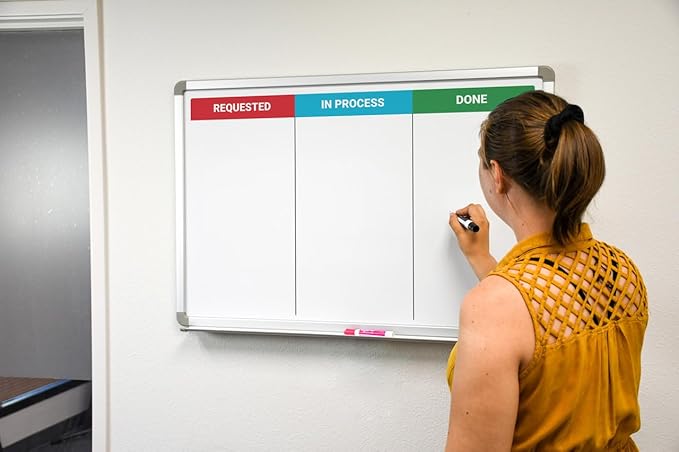 Kanban Whiteboard 60" x 40" - Image 4
