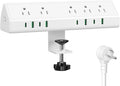 45W Fast Charging Station, Desk Clamp Power Strip, 4 PD USB-C Ports, 5 AC by Jgstkcity