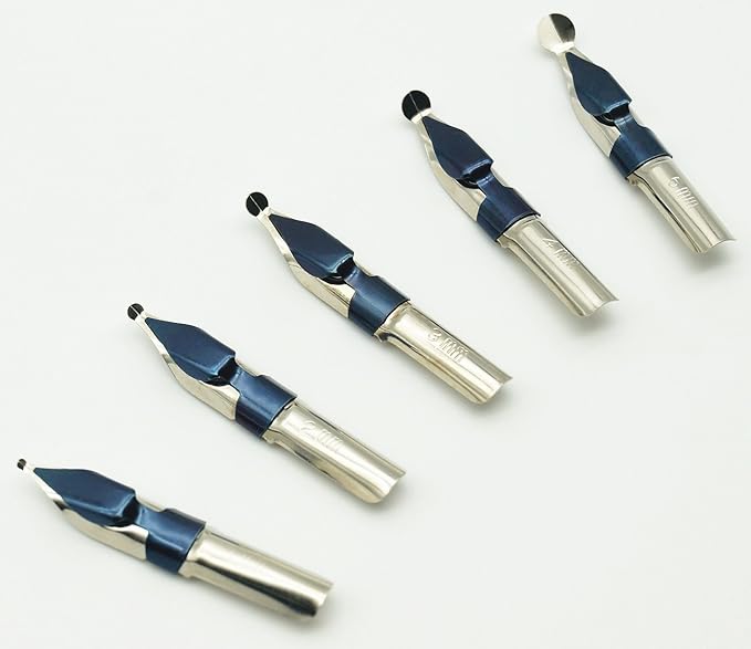 Plotube Calligraphy Pen Set – Includes Wooden Dip Pen, Antique Brass Holder - Image 8