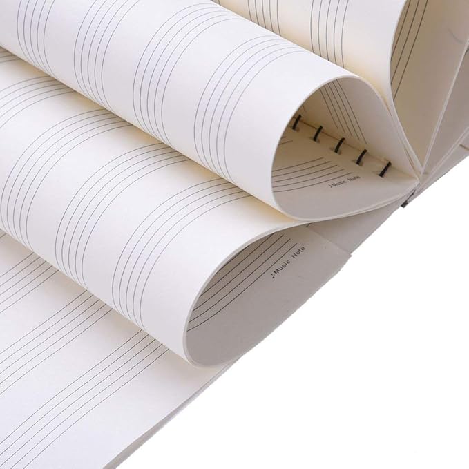 10 Pcs Music Notebook, Music Staff Notebook, 50 Sheets/100 Pages Blank Sheet - Image 3