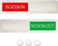 Conference Room Sign, In Session Session Out Privacy Sign by LoYinLo