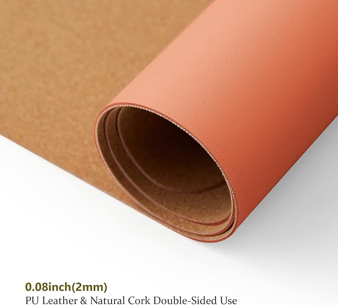 Cork Desk Mat - Small Dual-Sided Desk Pad - Image 3