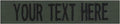 Custom Uniform Name Tapes Solid Colors. Olive Drab Fabric, 3.5 Inch Sew on by NORTHERNSAFARI