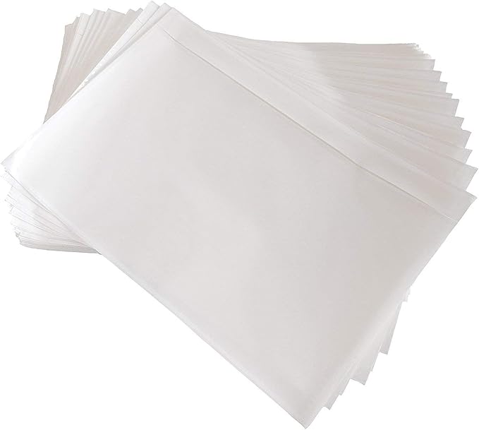 9527 Product 7.5" x 5.5" Clear Adhesive Top Loading Packing List/Shipping Label - Image 4