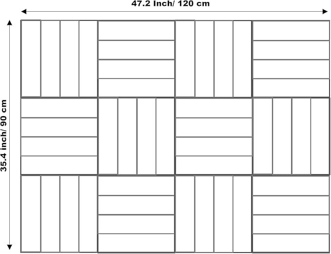 DECORITA Felt Bulletin Board Tiles | Modern Cork Board Alternative | Large Cork - Image 2