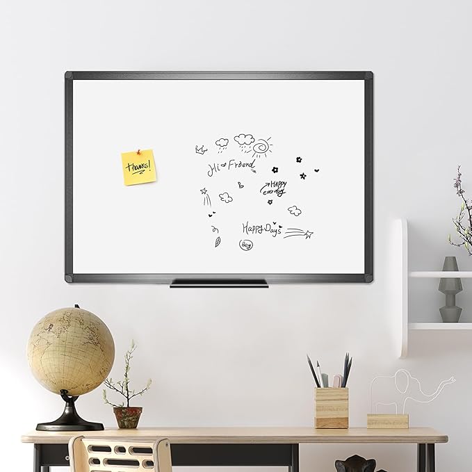 VIZ-PRO Magnetic Dry Erase White Board, 48 X 36 Inches - Image 5