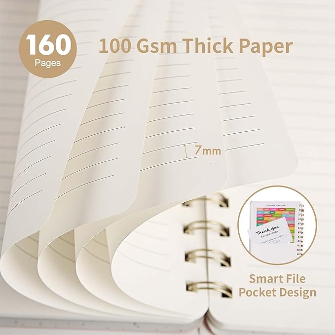 Spiral Notebook-5.75" x 8.125" College Ruled Journal - Image 4